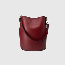 Load image into Gallery viewer, Elvira Grain Leather Bucket Bag
