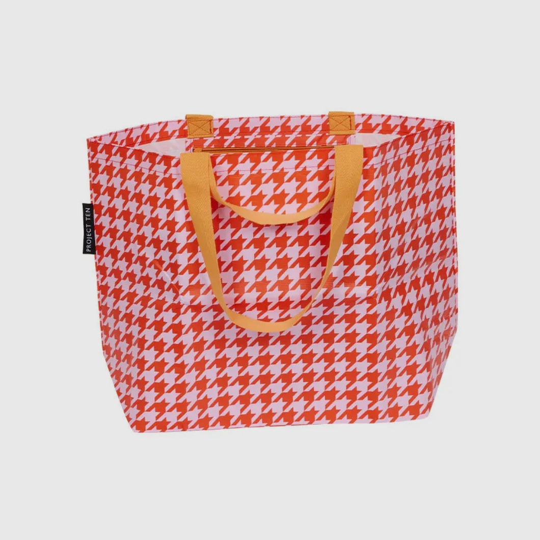 Project Ten | Houndstooth Medium Tote