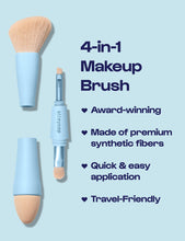 Load image into Gallery viewer, Multi-Tasker 4-in-1  Makeup Brush
