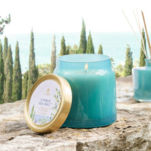 Load image into Gallery viewer, Thymes Cyprus Sea Salt Statement Poured Candle
