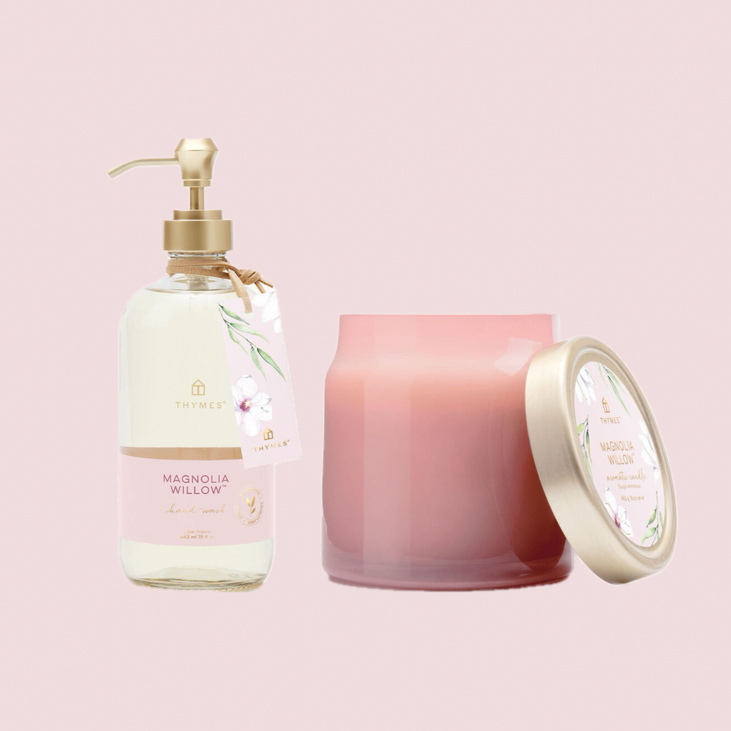 Thymes Magnolia Willow Home Fragrance Bundle