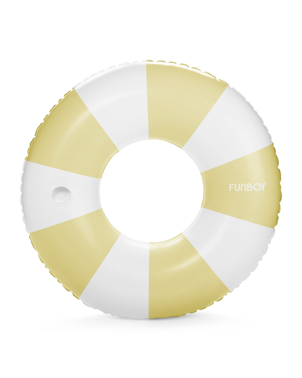FUNBOY: Vintage Stripe Tube Float - Yellow