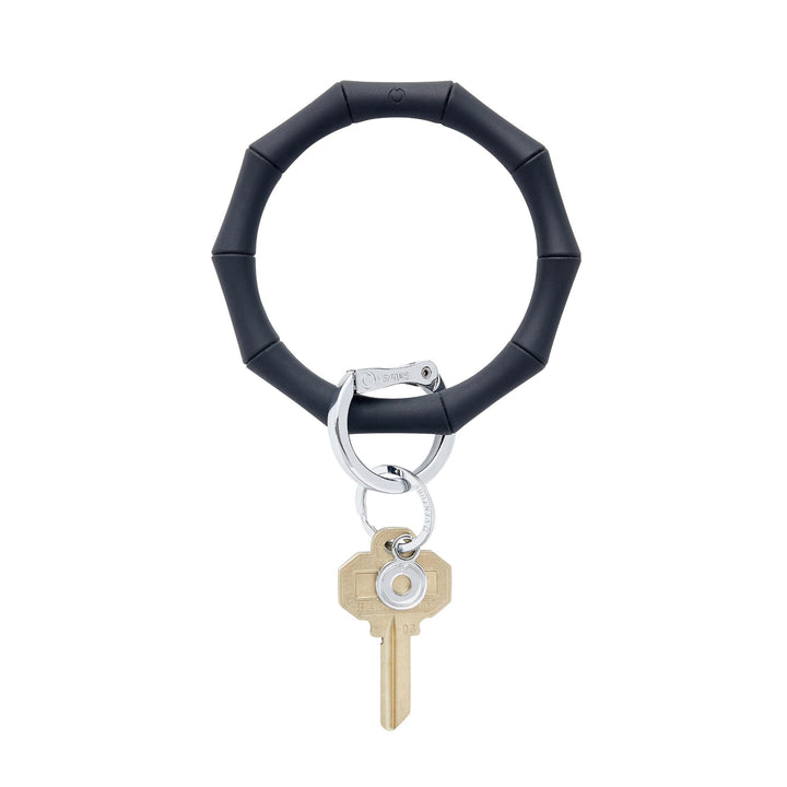 Oventure Big O® Key Ring - Back in Black Bamboo - Silicone