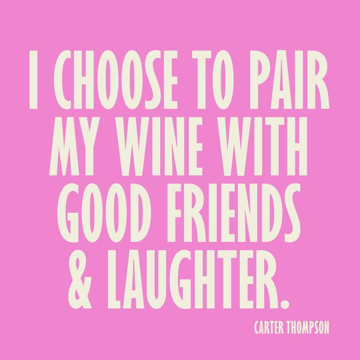 Beverage Napkins - Good Friends & Laughter