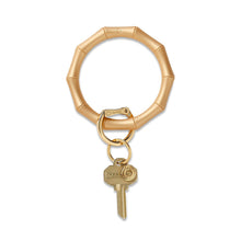 Load image into Gallery viewer, Oventure Big O® Key Ring - Gold Rush Bamboo - Silicone
