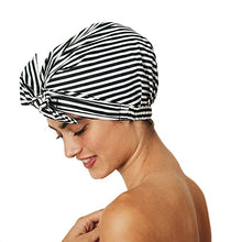 Load image into Gallery viewer, Luxe Shower Cap - Stripes
