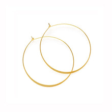 Load image into Gallery viewer, Classic Hoops - 1.5&quot; Silver or Gold
